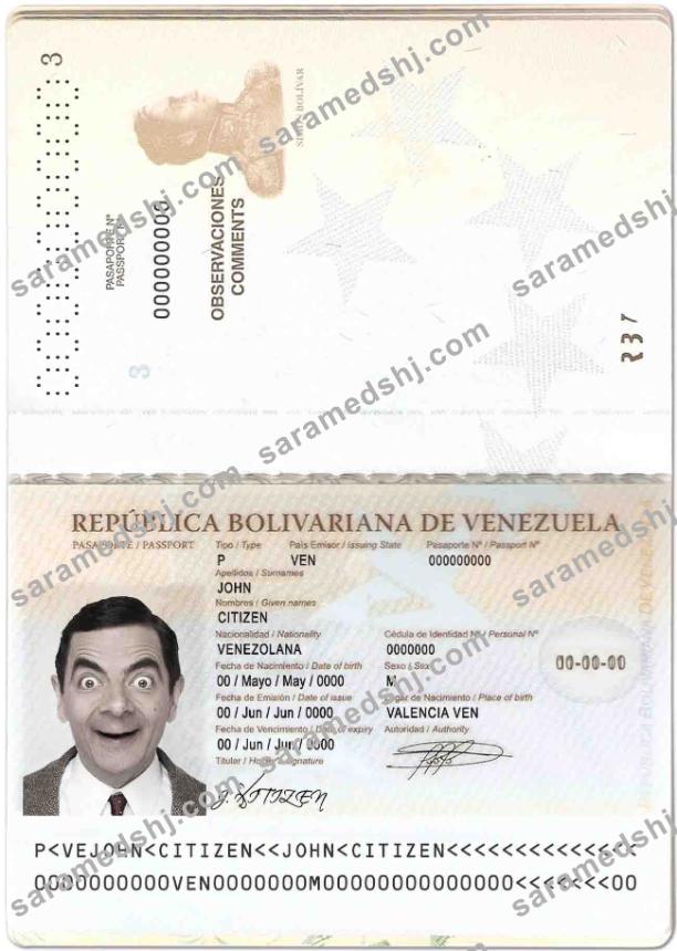 Venezuela passport